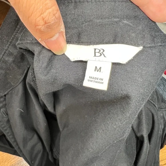 Banana republic 100% cotton SILKY COTTON LONG-SLEEVE BUTTON-DOWN SHIRT - Picture 3 of 5